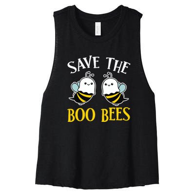 Save The Boo Bees Women's Racerback Cropped Tank