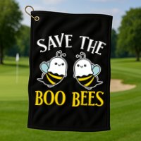 Save The Boo Bees Golf Towel