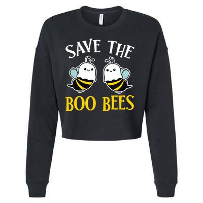 Save The Boo Bees Cropped Pullover Crew