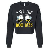 Save The Boo Bees Cropped Pullover Crew