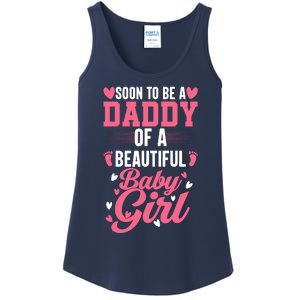 Soon To Be A Daddy Of A Beautiful Baby Girl New Dad Ladies Essential Tank