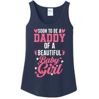 Soon To Be A Daddy Of A Beautiful Baby Girl New Dad Ladies Essential Tank