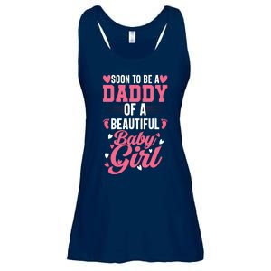 Soon To Be A Daddy Of A Beautiful Baby Girl New Dad Ladies Essential Flowy Tank