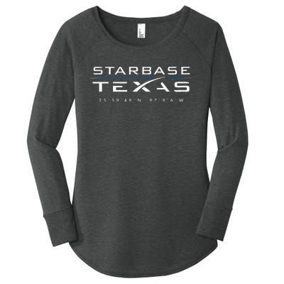 Starbase Texas Boca Chica Women's Perfect Tri Tunic Long Sleeve Shirt