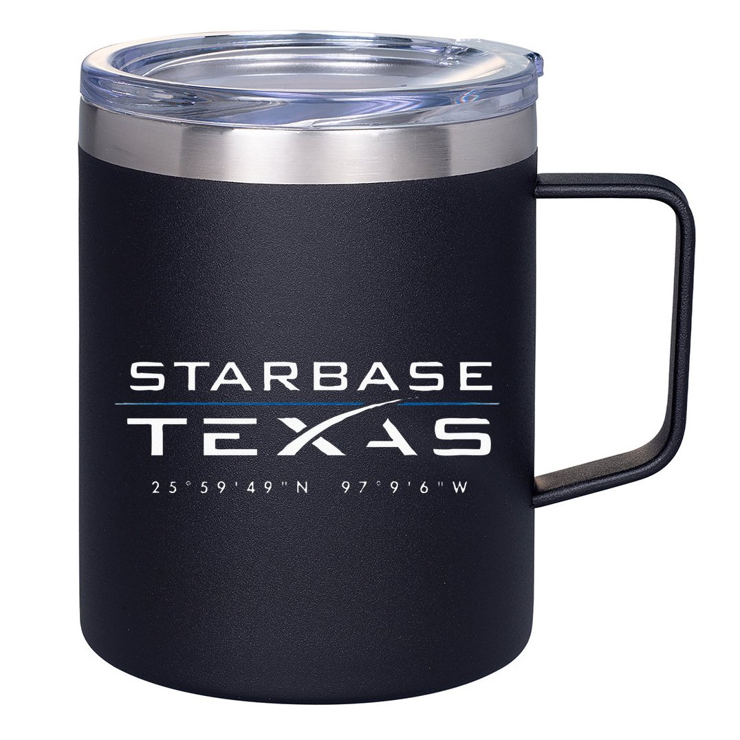 Starbase Texas Boca Chica 12oz Stainless Steel Coffee Mug