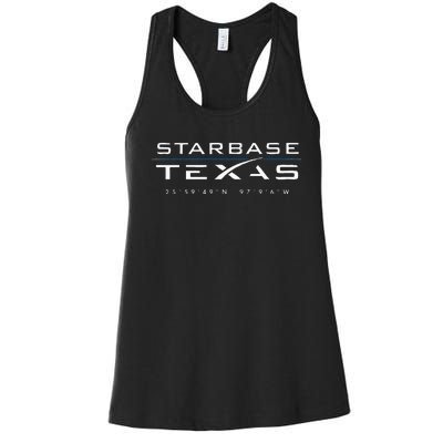 Starbase Texas Boca Chica Women's Racerback Tank