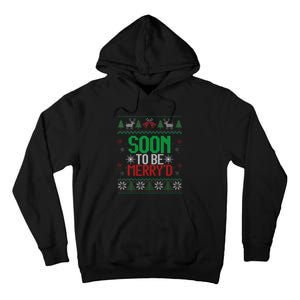 Soon To Be Married Merry'd Couples Matching Ugly Christmas  Tall Hoodie