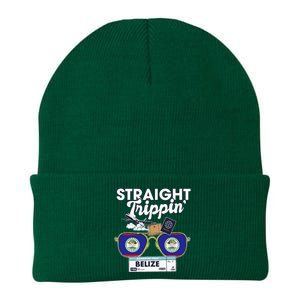 Straight Trippin Belize Vacation Travel Trip Matching Knit Cap Winter Beanie