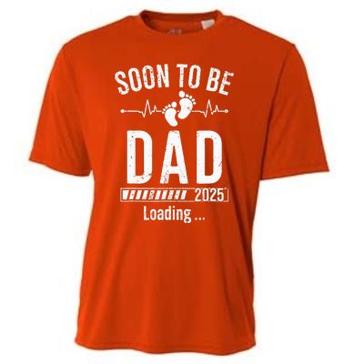 Soon To Be Dad Est 2025 New Dad To Be 2025 First Time Dad Cooling Performance Crew T-Shirt