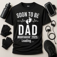 Soon To Be Dad Est 2025 New Dad To Be 2025 First Time Dad Performance Shirt