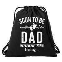Soon To Be Dad Est 2025 New Dad To Be 2025 First Time Dad Drawstring Bag