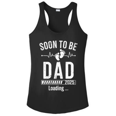 Soon To Be Dad Est 2025 New Dad To Be 2025 First Time Dad Ladies PosiCharge Competitor Racerback Tank
