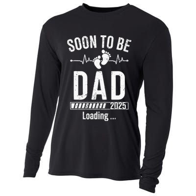 Soon To Be Dad Est 2025 New Dad To Be 2025 First Time Dad Cooling Performance Long Sleeve Crew