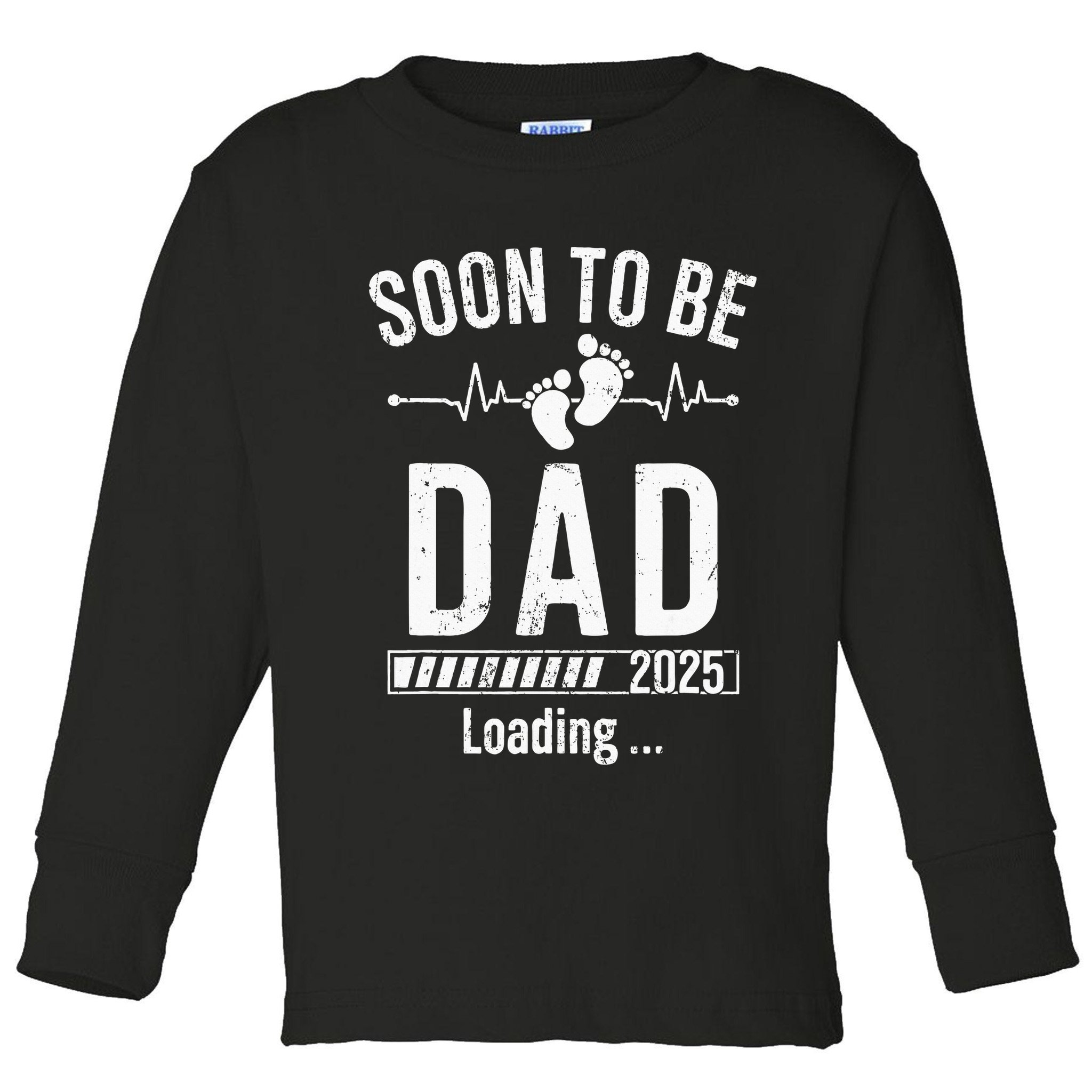 Soon To Be Dad Est 2025 New Dad To Be 2025 First Time Dad Toddler Long Sleeve Shirt
