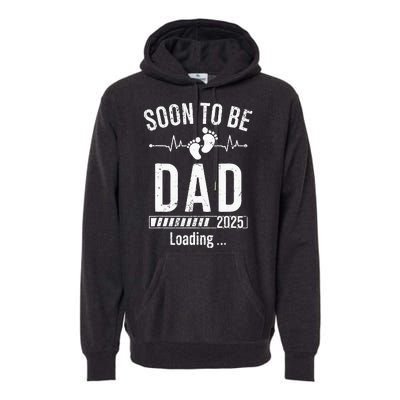 Soon To Be Dad Est 2025 New Dad To Be 2025 First Time Dad Premium Hoodie