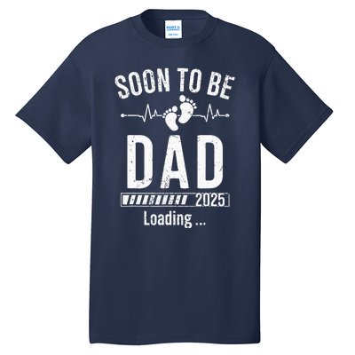 Soon To Be Dad Est 2025 New Dad To Be 2025 First Time Dad Tall T-Shirt