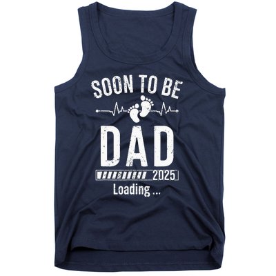 Soon To Be Dad Est 2025 New Dad To Be 2025 First Time Dad Tank Top