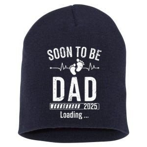 Soon To Be Dad Est 2025 New Dad To Be 2025 First Time Dad Short Acrylic Beanie