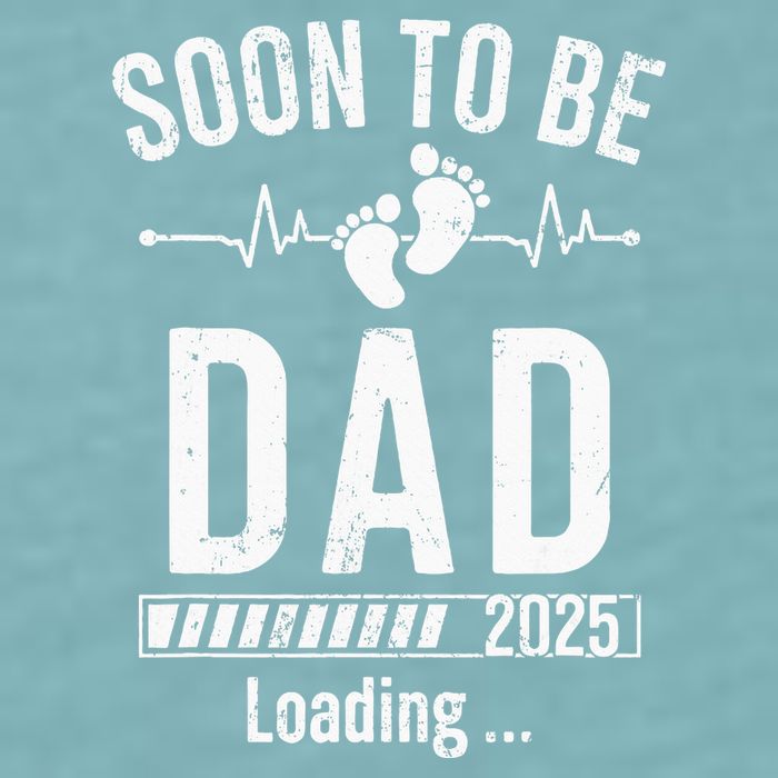 Soon To Be Dad Est 2025 New Dad To Be 2025 First Time Dad Sueded Cloud Jersey T-Shirt