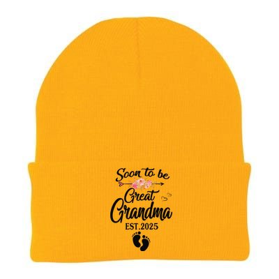 Soon To Be Great Grandma 2025 MotherS Day For New Grandma Knit Cap Winter Beanie