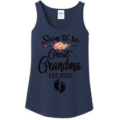 Soon To Be Great Grandma 2025 MotherS Day For New Grandma Ladies Essential Tank