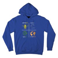 Save The Bees Plant More Trees Earth Day Gift Hoodie