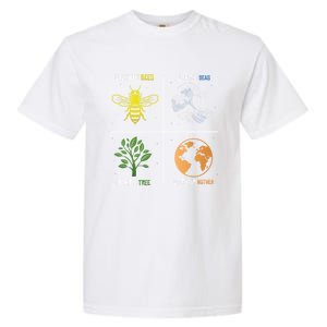 Save The Bees Plant More Trees Earth Day Gift Garment-Dyed Heavyweight T-Shirt