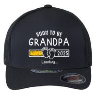 Soon To Be Grandpa 2025 Loading Promoted To Grandpa 2025 Flexfit Unipanel Trucker Cap