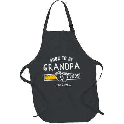 Soon To Be Grandpa 2025 Loading Promoted To Grandpa 2025 Apron