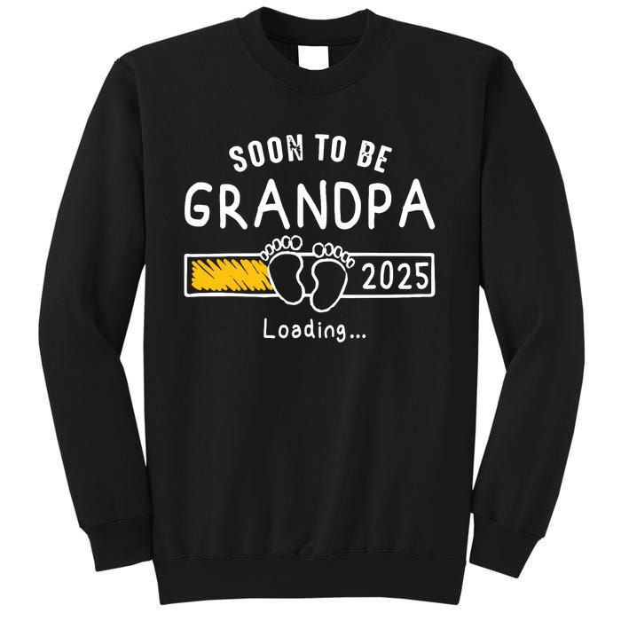 Soon To Be Grandpa 2025 Loading Promoted To Grandpa 2025 Sweatshirt