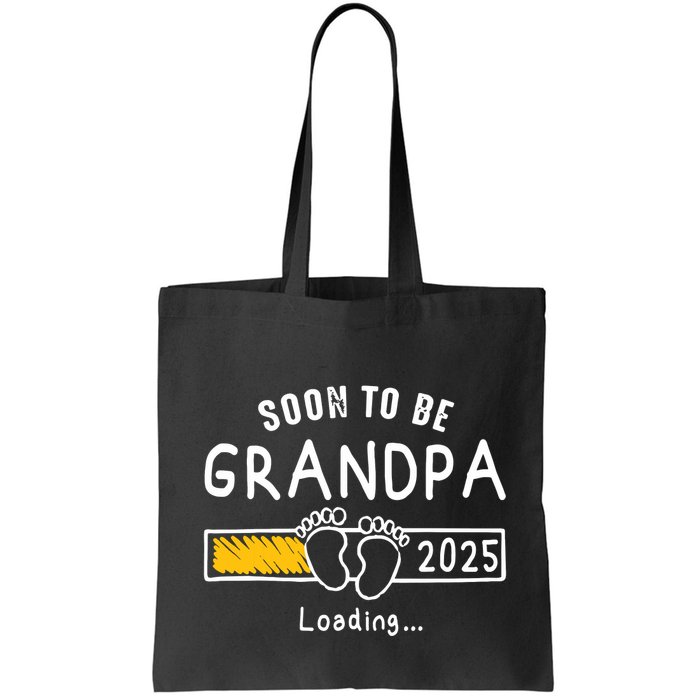 Soon To Be Grandpa 2025 Loading Promoted To Grandpa 2025 Bag