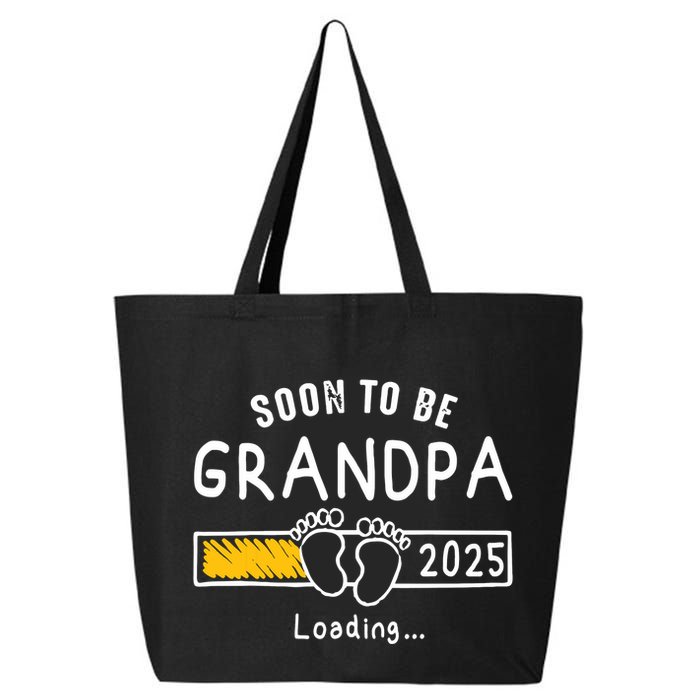Soon To Be Grandpa 2025 Loading Promoted To Grandpa 2025 25L Jumbo Tote