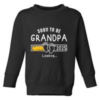 Soon To Be Grandpa 2025 Loading Promoted To Grandpa 2025 Toddler Sweatshirt