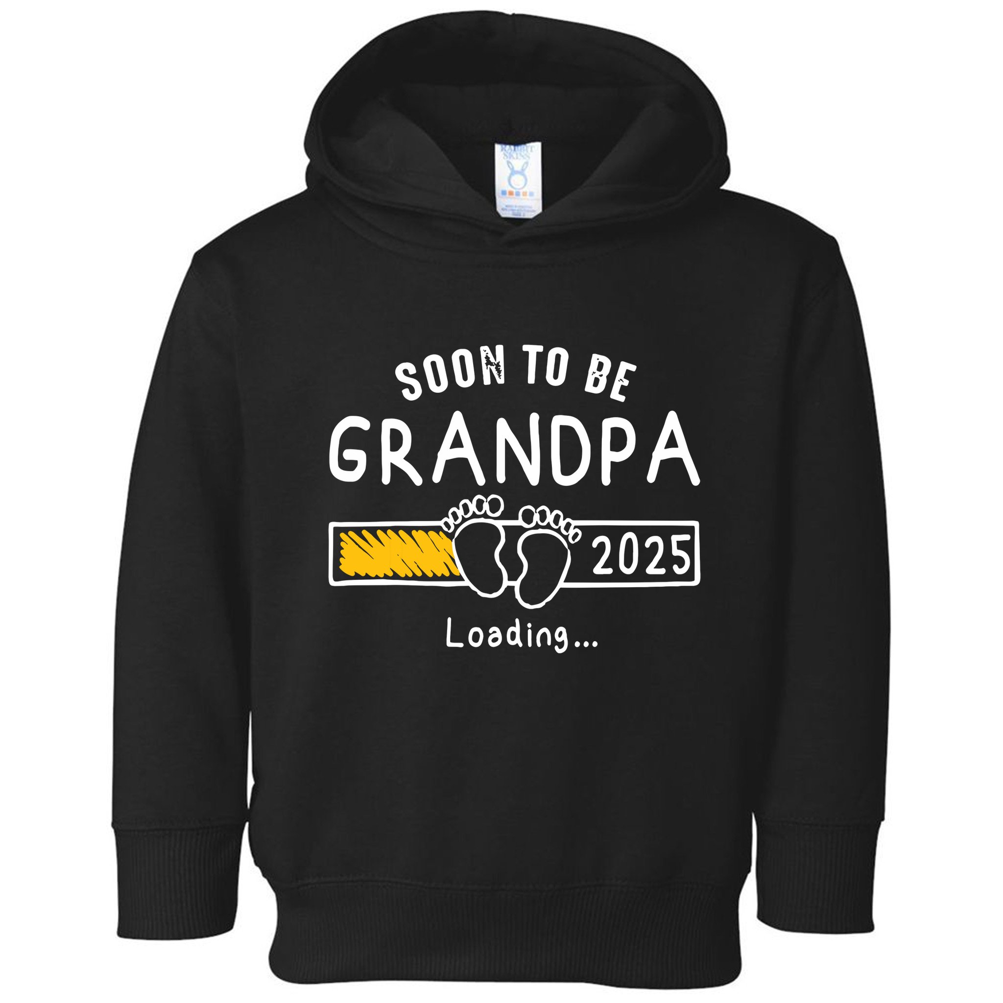 Soon To Be Grandpa 2025 Loading Promoted To Grandpa 2025 Toddler Hoodie