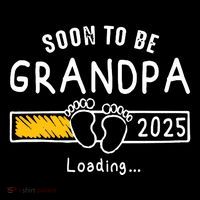 Soon To Be Grandpa 2025 Loading Promoted To Grandpa 2025 Zip Tote Bag