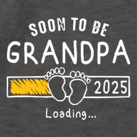 Soon To Be Grandpa 2025 Loading Promoted To Grandpa 2025 Vector Backpack