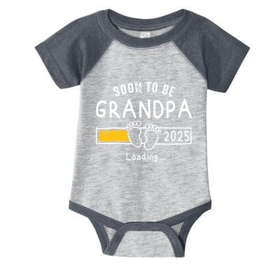Soon To Be Grandpa 2025 Loading Promoted To Grandpa 2025 Infant Baby Jersey Bodysuit