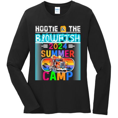 Small & The Blowfish Summer Camp With Trucks Ladies Long Sleeve Shirt