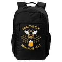 Save The Bees Drink More Mead Funny Craft Beer Brew Backpack