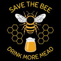 Save The Bees Drink More Mead Funny Craft Beer Brew Backpack