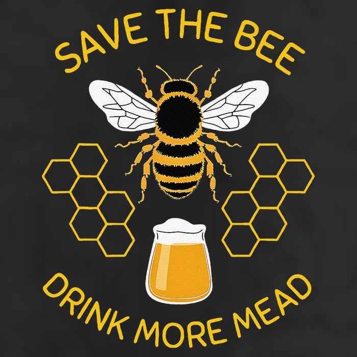 Save The Bees Drink More Mead Funny Craft Beer Brew Adult Drive Performance Visor