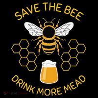 Save The Bees Drink More Mead Funny Craft Beer Brew Mug