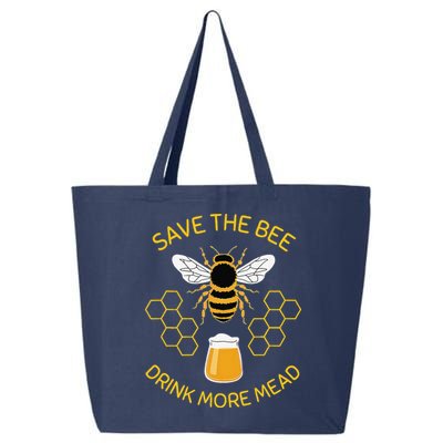 Save The Bees Drink More Mead Funny Craft Beer Brew 25L Jumbo Tote