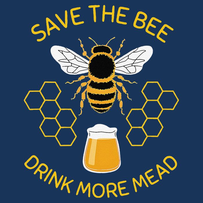 Save The Bees Drink More Mead Funny Craft Beer Brew Toddler T-Shirt