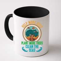 Save The Bees Trees And Oceans Earth Day Meaningful Gift Mug