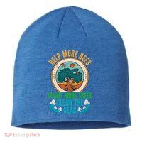 Save The Bees Trees And Oceans Earth Day Meaningful Gift Sustainable Beanie
