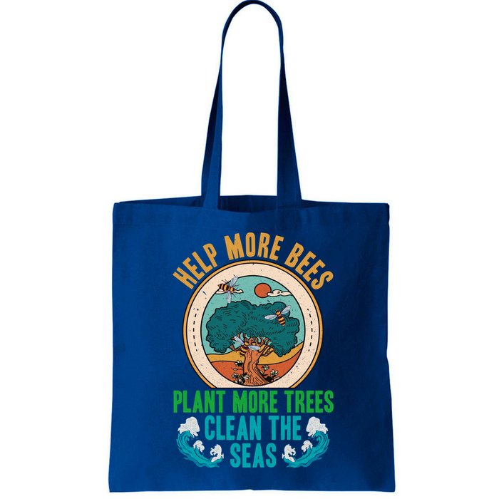 Save The Bees Trees And Oceans Earth Day Meaningful Gift Bag