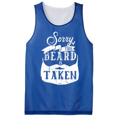 Sorry This Beard Is Taken Great Gift Valentines Day Gift Mesh Reversible Basketball Jersey Tank