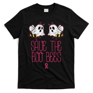 Save The Boobees Boo Bees Breast Cancer Halloween T-Shirt