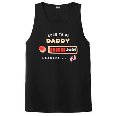 Soon To Be Daddy Pregnancy Announcement Est. 2024 Loading PosiCharge Competitor Tank